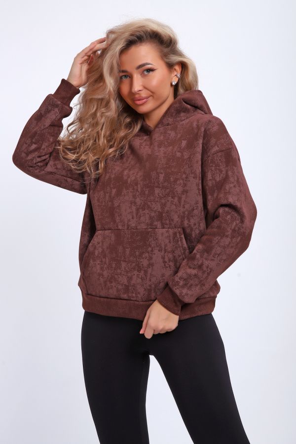 29019 Толстовка женская [коричневый]