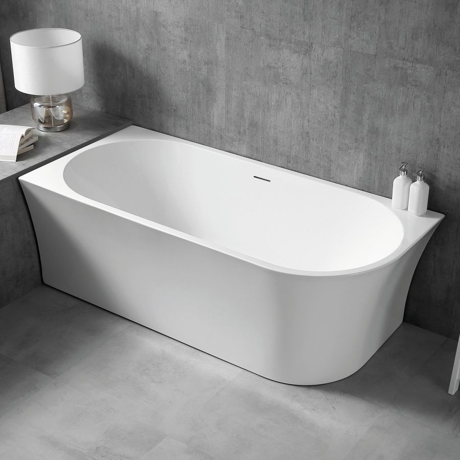 Акриловая ванна ABBER AB9257-1.5 L белая