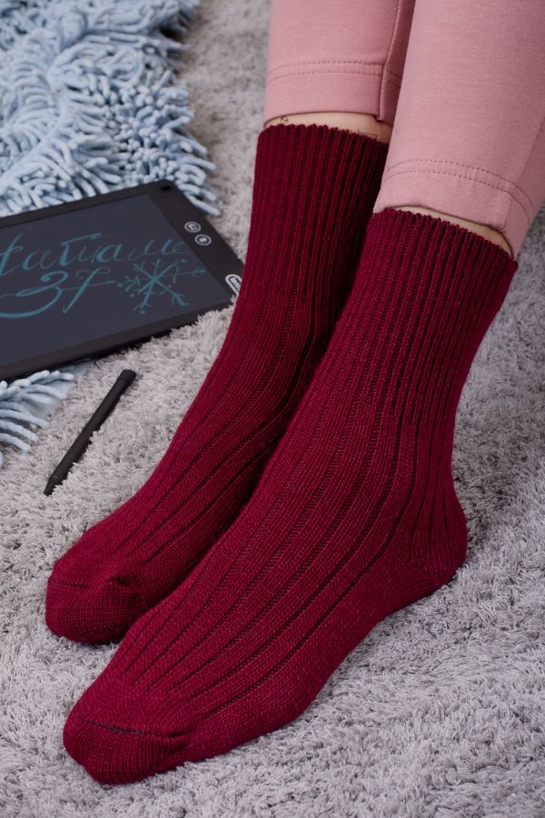 Носки 24922 женские [бордовый]
