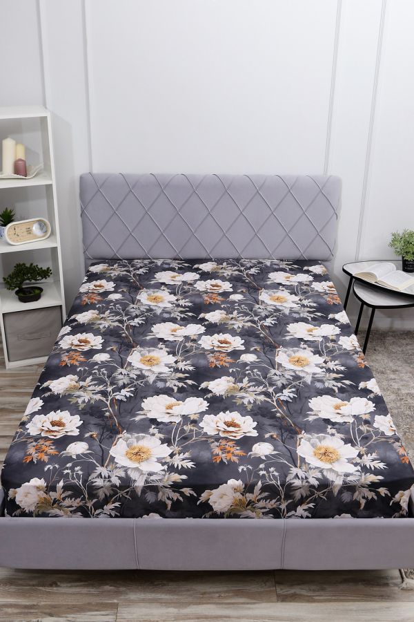 Простыня поплин Темная ночь 2 [черный]