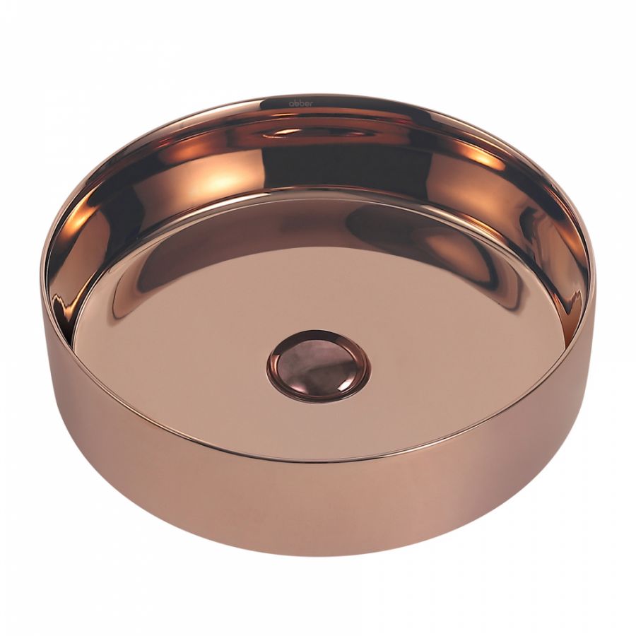 Раковина накладная ABBER Bequem AC2109RG Розовое Золото