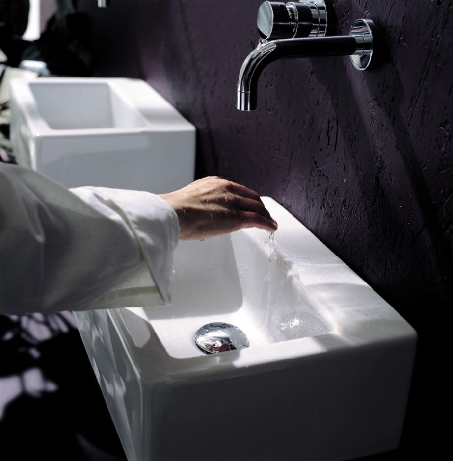 Подвесная раковина Flaminia Acquababy 5088 38,5x29х14 см ФОТО