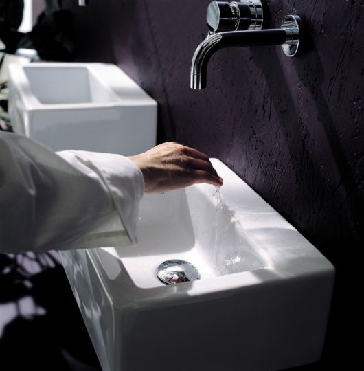 Подвесная раковина Flaminia Acquababy 5088 38,5x29х14 см схема 4