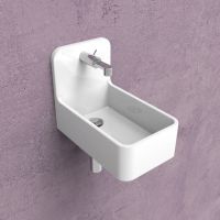 Подвесная раковина Flaminia Miniwash 25 Wall Hung Basin 40х25 схема 1