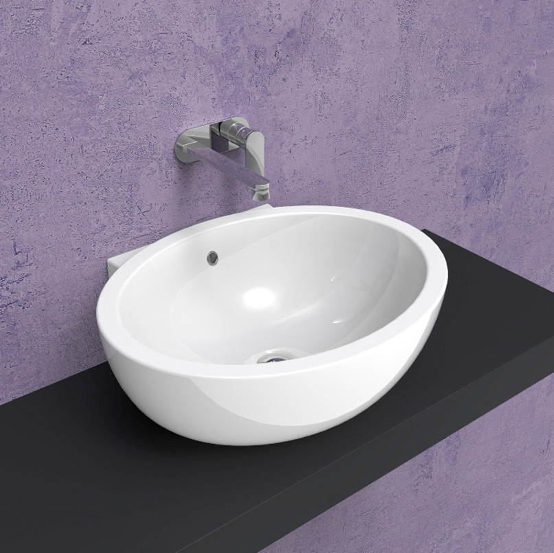 Накладная раковина Flaminia Dip 62 Countertop - Wall Hung Basin DP482 62х495