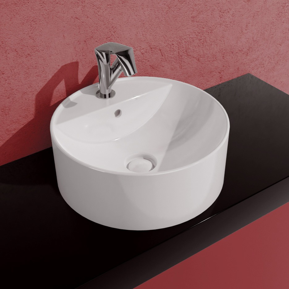 Накладная раковина Flaminia Twin Set Slim Countertop Basin TW42A 42х42