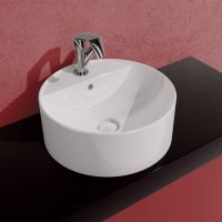 Накладная раковина Flaminia Twin Set Slim Countertop Basin TW42A 42х42 схема 1