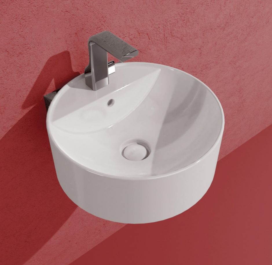 Подвесная раковина Flaminia Twin Set Slim Wall Hung Basin 42х42