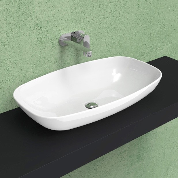 Накладная раковина Flaminia NudaSlim 75 Countertop Basin 75х43