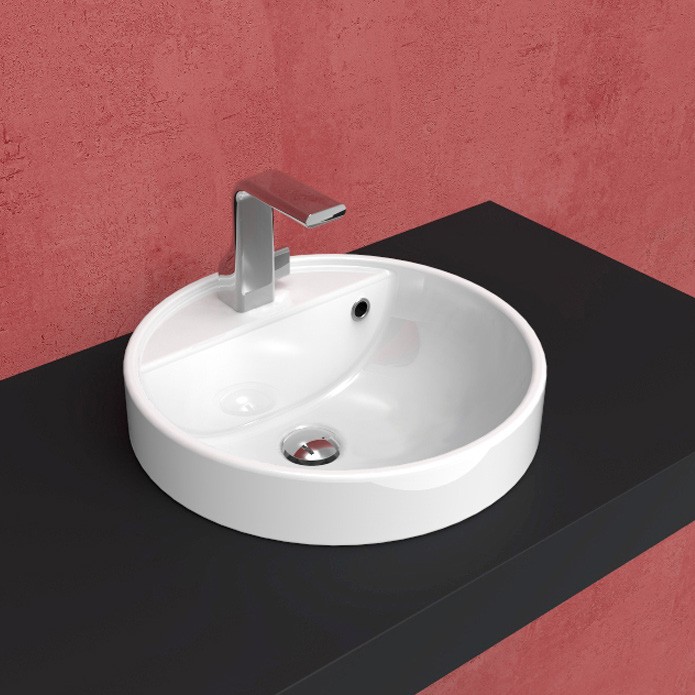 Встраиваемая сверху раковина Flaminia Twin Set 42 Countertop Basin 425х425 цена от 49 077 ₽ Фото Встраиваемая сверху раковина Flaminia Twin Set 42 Countertop Basin 425х425