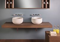 Накладная раковина Flaminia Saltodacqua Countertop Basin 42х42 схема 2