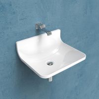 Подвесная раковина Flaminia Plate 54 Wall Hung Basin 54х46 схема 1
