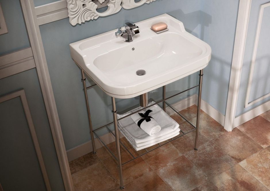 Подвесная раковина Flaminia Efi 70 6006 70х54х28 см ФОТО