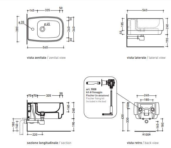 Биде Flaminia Flag FG218 ФОТО