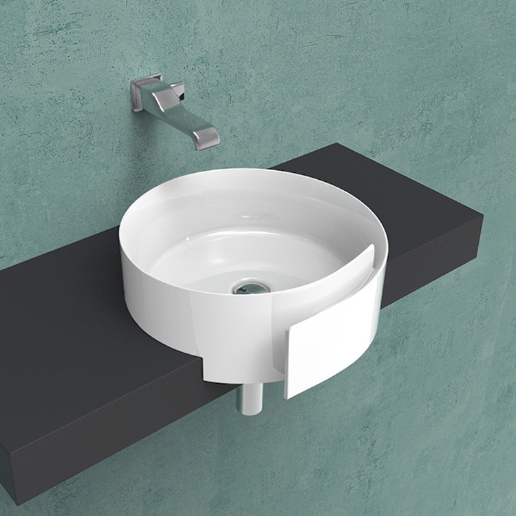 Накладная раковина Flaminia Roll 44 Semi-Inset Basin 44х44 цена от 61 978 ₽ Фото Накладная раковина Flaminia Roll 44 Semi-Inset Basin 44х44