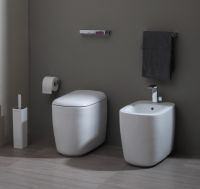 Напольный приставной унитаз Flaminia Mono Back To Wall WC схема 2