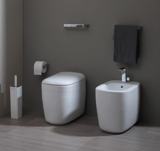 Напольный приставной унитаз Flaminia Mono Back To Wall WC схема 2