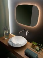 Накладная раковина Flaminia SPIRE+ 48 SP48D 48х48х14 см схема 4