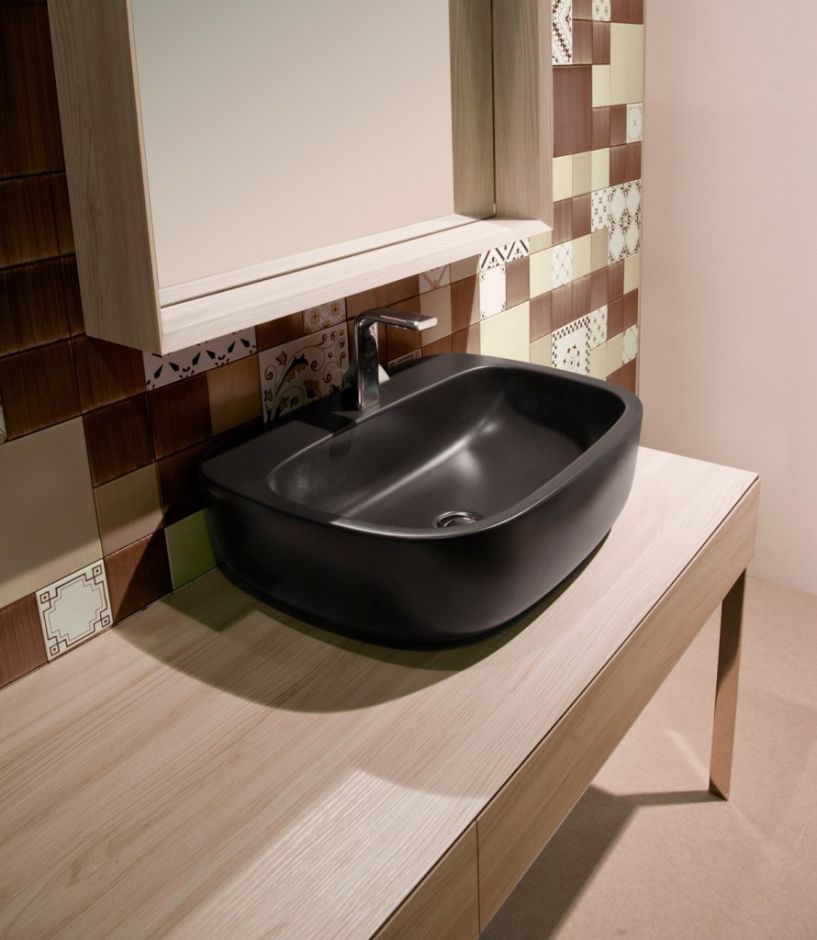 Подвесная раковина Flaminia Mono 64 Countertop Basin 64х51 ФОТО