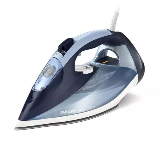 Паровой утюг Philips HV DST7020/20 SteamGlide Plus Series 7000, светло-синий