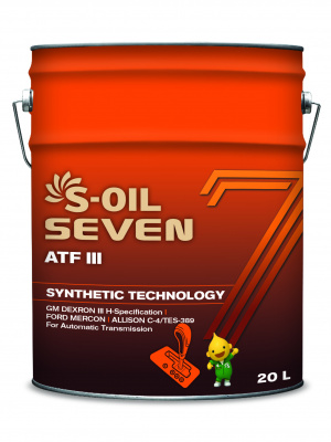 S-OIL 7 ATF III, 20л