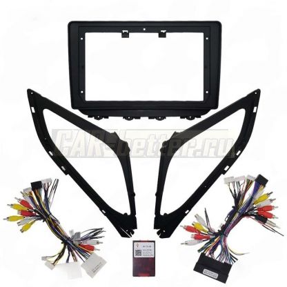 Рамка переходная и проводка Hyundai Grandeur, Azera 2011-2017 для Ownice, Teyes, Mekede (SF-9017)