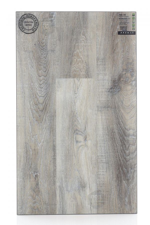 SPC ламинат Fargo Дуб Рустик Серый 366-1B