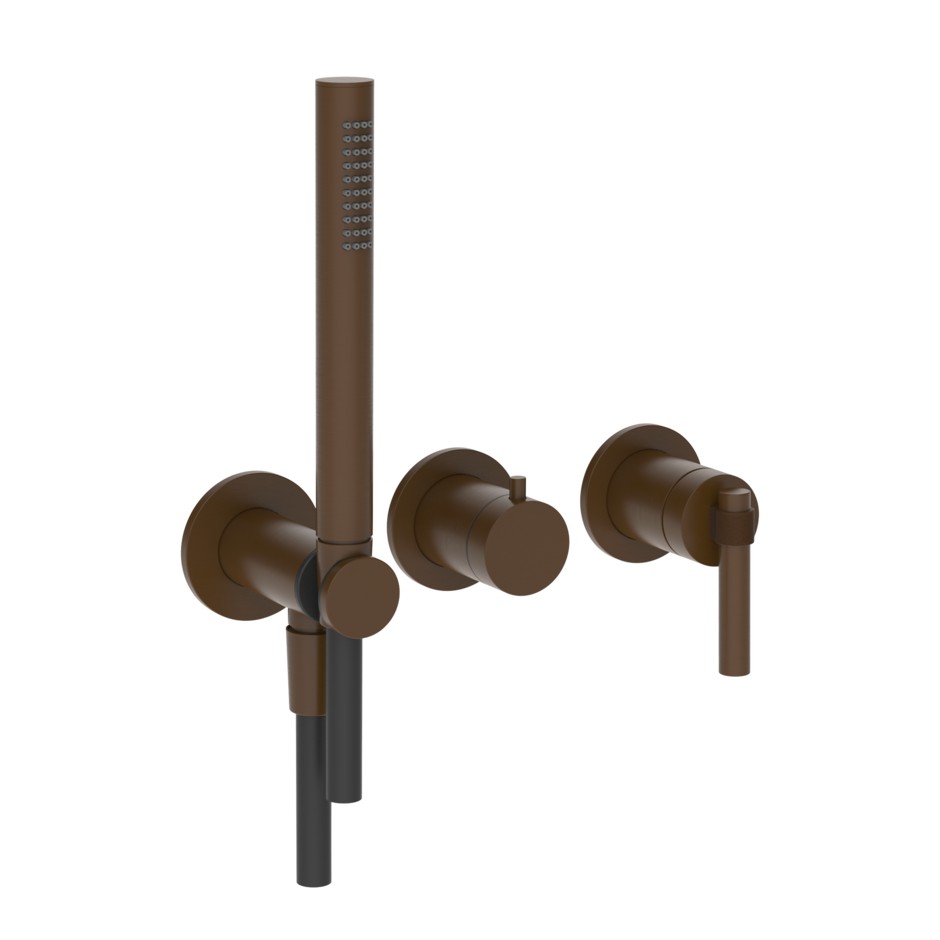 Смеситель для душа Gessi Jacqueline 77036 встраиваемый с ручным душем