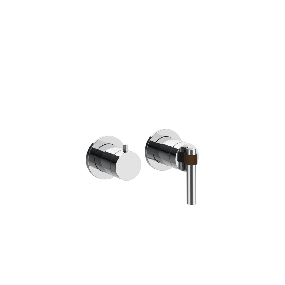 Смеситель для душа Gessi Jacqueline 77062 встраиваемый на 2 потребителя