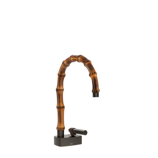 Смеситель для раковины Gessi Jacqueline 77001 с низким поворотным изливом без донного клапана схема 4