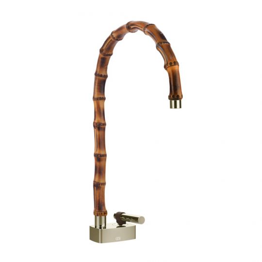 Смеситель для раковины Gessi Jacqueline 77003 с высоким поворотным изливом и металлическим вентилем без донного клапана схема 7