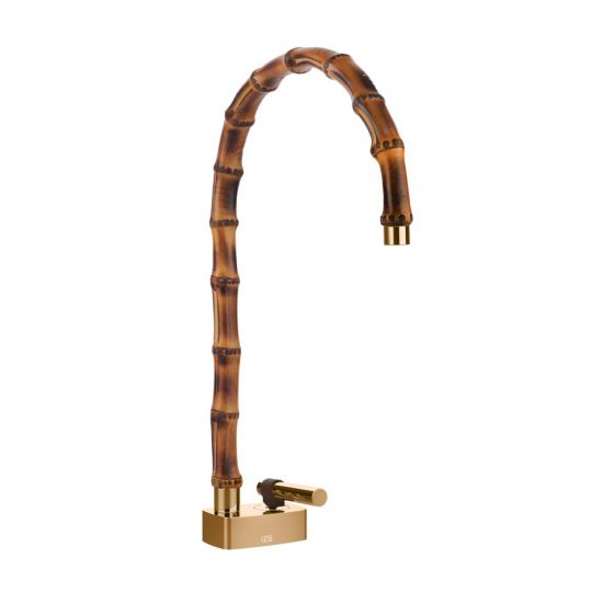 Смеситель для раковины Gessi Jacqueline 77003 с высоким поворотным изливом и металлическим вентилем без донного клапана схема 10