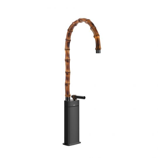 Смеситель для раковины Gessi Jacqueline 77009 высокий с высоким поворотным изливом и металлическим вентилем схема 3