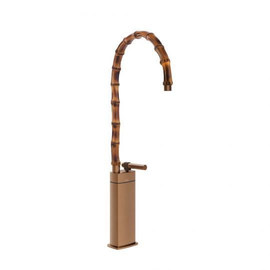 Смеситель для раковины Gessi Jacqueline 77009 высокий с высоким поворотным изливом и металлическим вентилем схема 5