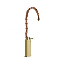 Смеситель для раковины Gessi Jacqueline 77009 высокий с высоким поворотным изливом и металлическим вентилем схема 6