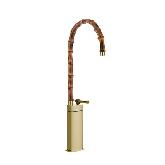 Смеситель для раковины Gessi Jacqueline 77009 высокий с высоким поворотным изливом и металлическим вентилем схема 6