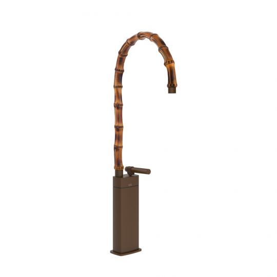 Смеситель для раковины Gessi Jacqueline 77009 высокий с высоким поворотным изливом и металлическим вентилем схема 11