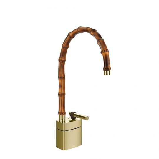 Смеситель для раковины Gessi Jacqueline 77029 средний со средним поворотным изливом и металлическим вентилем схема 6