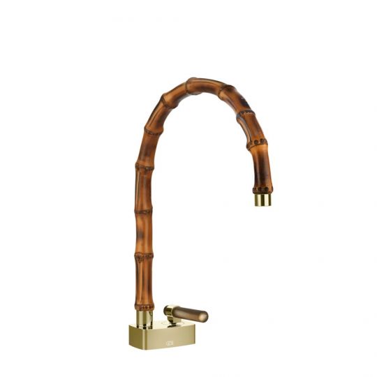 Смеситель для раковины Gessi Jacqueline 77219 со средним поворотным изливом и вентилем под дерево без донного клапана схема 6