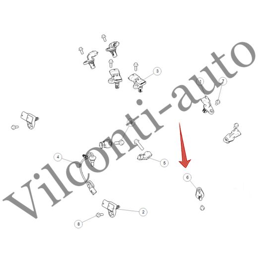 ДАТЧИК ПОЛОЖЕНИЯ КОЛЕНВАЛА TANK 500 3611600XEG01H 100% ОРИГИНАЛ