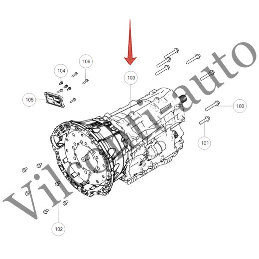 КОРОБКА ПЕРЕКЛЮЧЕНИЯ ПЕРЕДАЧ В СБОРЕ TANK 500 1500000CAB202 100% ОРИГИНАЛ