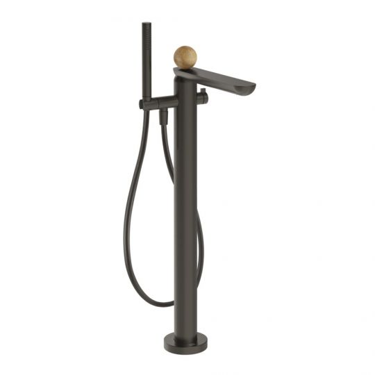 Смеситель для ванны Gessi Perle 74329 напольный с ручным душем и переключателем с вентилем из камня Onyx Cola схема 6 Смеситель для ванны Gessi Perle 74329 напольный с ручным душем и переключателем с вентилем из камня Onyx Cola схема 6