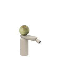 Смеситель для биде Gessi Perle 74507 с донным клапаном с вентилем из камня Onyx Green схема 6