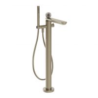 Смеситель для ванны Gessi Perle 74629 напольный с ручным душем и переключателем с вентилем из муранского стекла Pulegoso схема 3