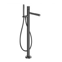 Смеситель для ванны Gessi Incastri 75028 напольный с ручным душем схема 6
