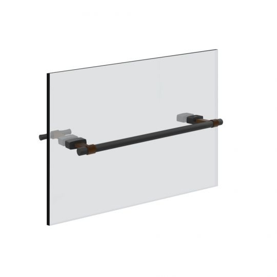 Полотенцедержатель Gessi Jacqueline 77511 30 см металлический для крепления на стекло схема 3