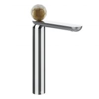 Смеситель для раковины Gessi Perle 74453 с донным клапаном и вентилем из муранского стекла Battuto схема 6