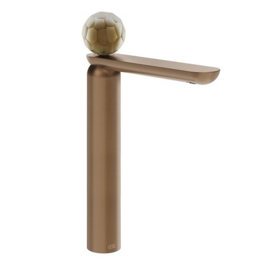 Смеситель для раковины Gessi Perle 74453 с донным клапаном и вентилем из муранского стекла Battuto схема 7