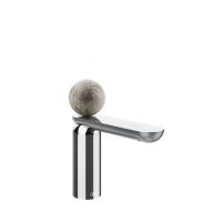 Смеситель для раковины Gessi Perle 74602 низкий с вентилем из муранского стекла Pulegoso без донного клапана схема 6