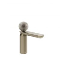 Смеситель для раковины Gessi Perle 74602 низкий с вентилем из муранского стекла Pulegoso без донного клапана схема 9